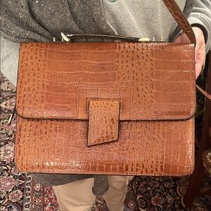 Brown Leather Handbag
